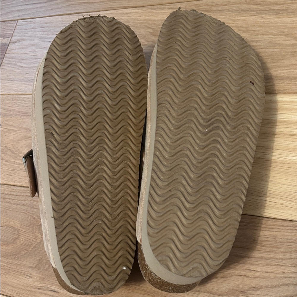 Madden NYC Platform Suede Mules with Buckle - Beige - Picture 5 of 7